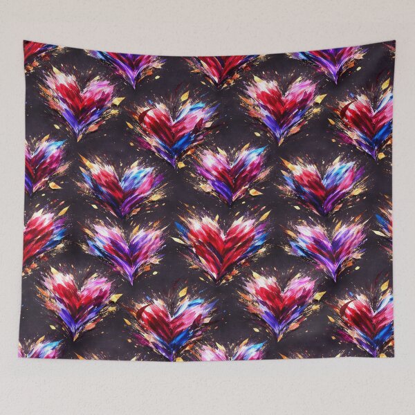 Item preview, Vibrant Explosion Heart Design Valentine's Day iPhone Case designed and sold by FestivityFinds.