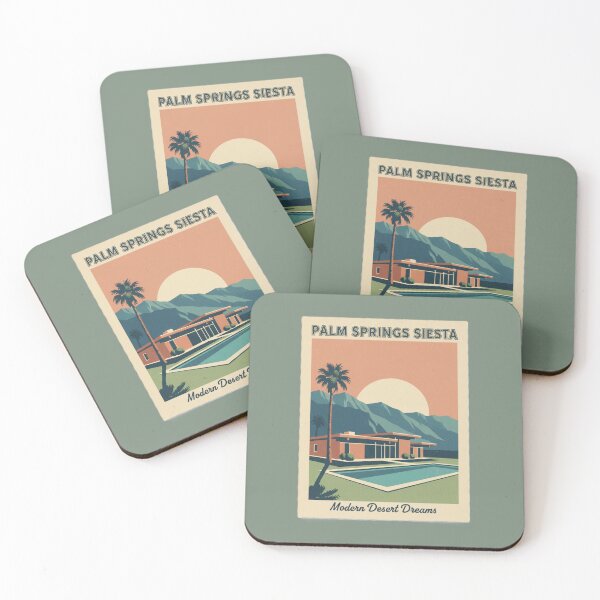 Item preview, Palm Springs Siesta | Modern Desert Dreams designed and sold by Fallen Ink.
