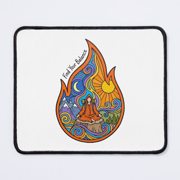 Item preview, Psychedelic Meditation Flame designed and sold by AliveStyle.