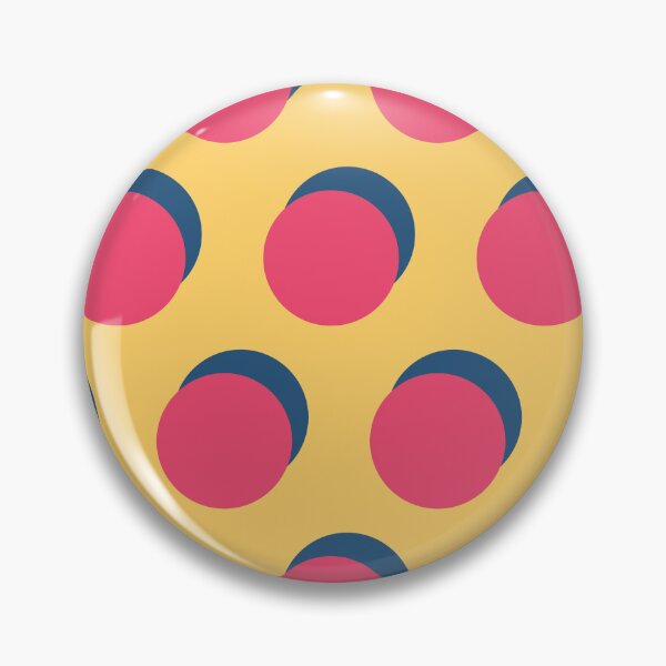 Item preview, Cerise & Dark Blue Polka Dots on Golden Yellow designed and sold by PSCSCo.