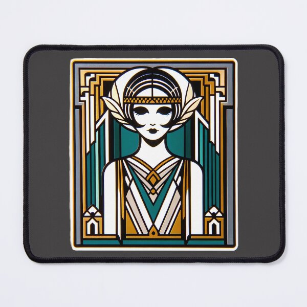 Item preview, Art Deco Flapper Pinup Roaring Twenties Glamour Print designed and sold by PinUpPizzazz.