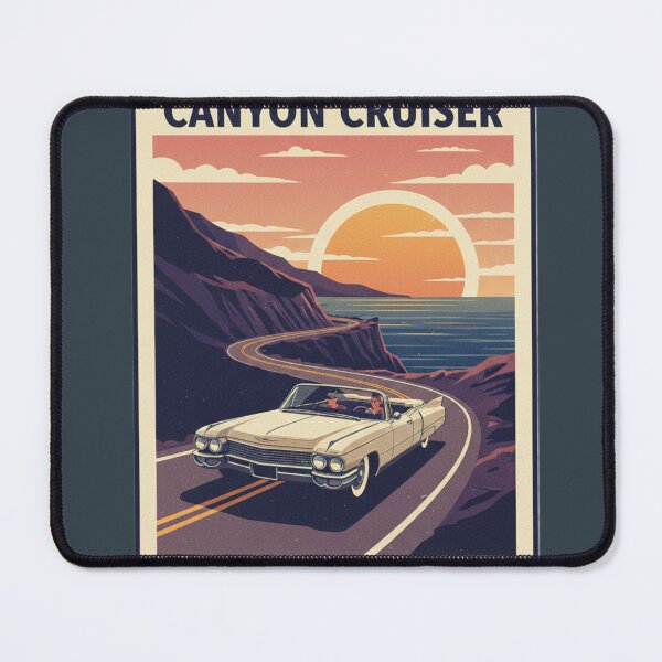 Item preview, Canyon Cruiser | Vintage Coastal Road Trip designed and sold by Fallen Ink.