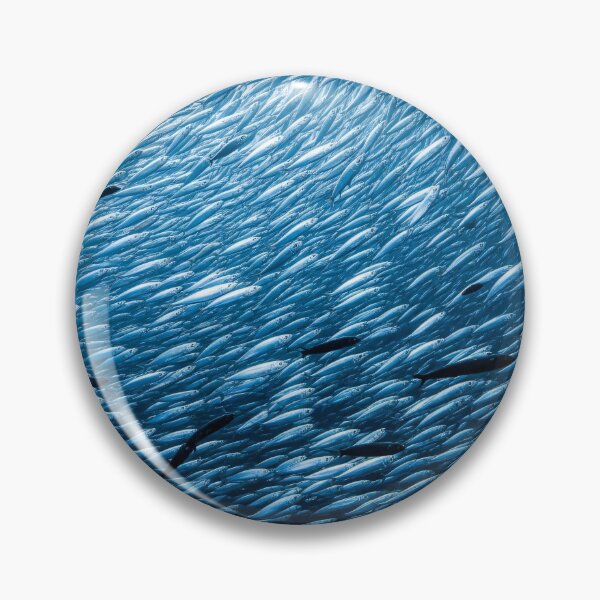 Item preview, Blue Baitball Surge designed and sold by Kaleidoscope Print.