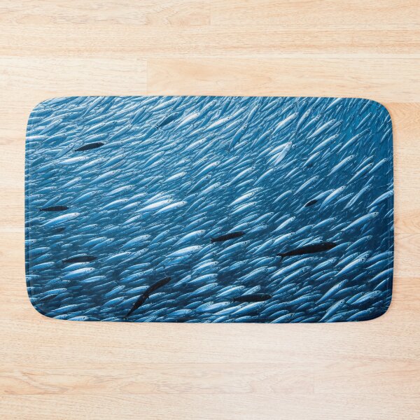 Item preview, Blue Baitball Surge designed and sold by Kaleidoscope Print.