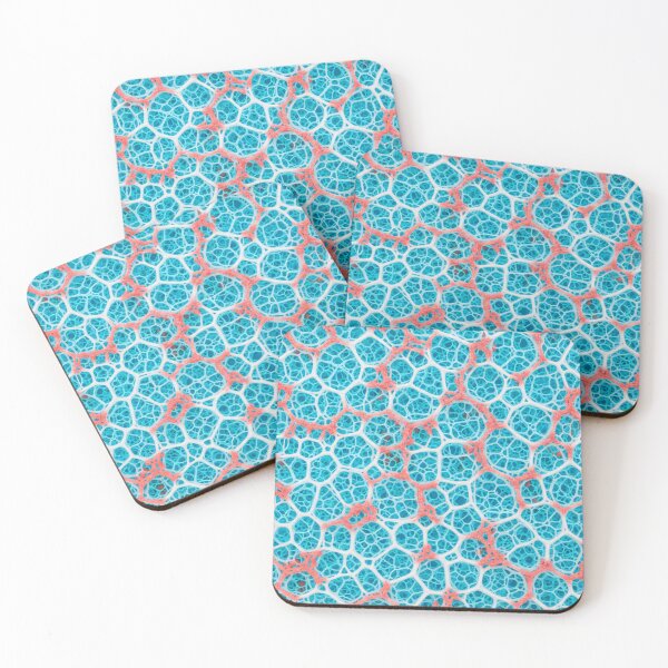 Item preview, Coral Cell Lattice designed and sold by Kaleidoscope Print.