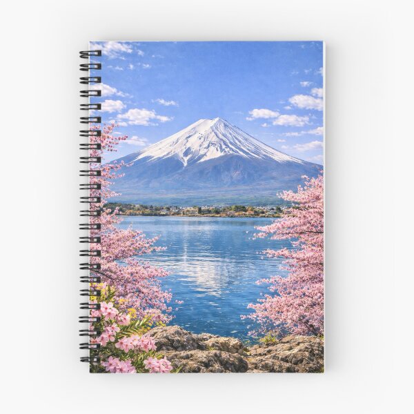 Item preview, Mount Fuji Japan Cherry Blossom designed and sold by Myra365Art.