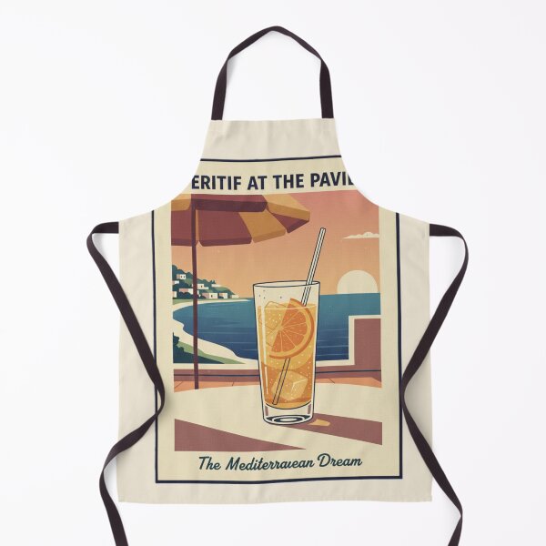Item preview, Aperitif at the Pavilion | Mid-Century Cocktail Art designed and sold by Fallen Ink.