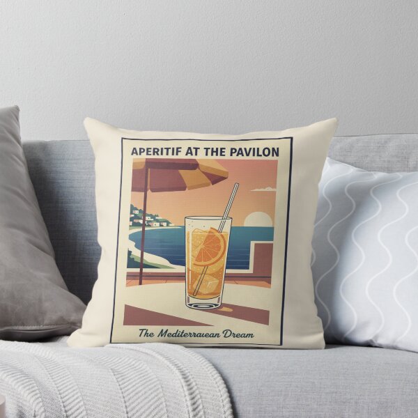 Item preview, Aperitif at the Pavilion | Mid-Century Cocktail Art designed and sold by Fallen Ink.