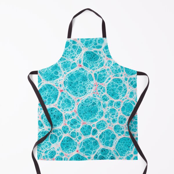 Item preview, Aqua Bubble Cells designed and sold by Kaleidoscope Print.