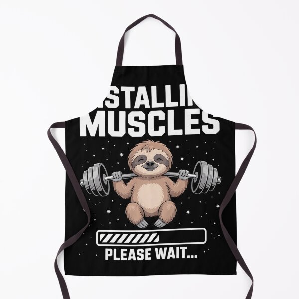 Item preview, Installing Muscles Please Wait Gym Exercise Sloth Lovers designed and sold by conliftporber.