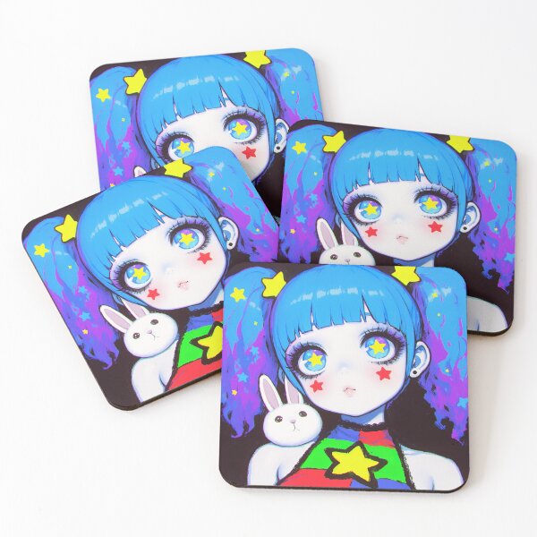 Item preview, Decora Kei Star Eyes Girl designed and sold by bubblegoth.