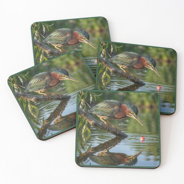 Item preview, Green Heron Fishing designed and sold by Tridentulus.