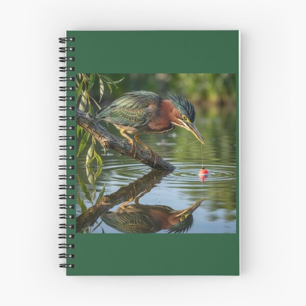 Item preview, Green Heron Fishing designed and sold by Tridentulus.