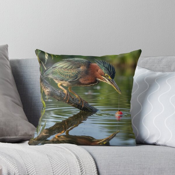Item preview, Green Heron Fishing designed and sold by Tridentulus.