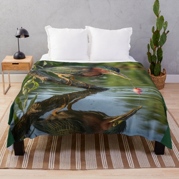 Item preview, Green Heron Fishing designed and sold by Tridentulus.