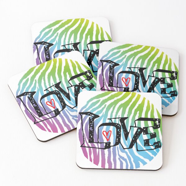 Item preview, Love Rainbow Stripe designed and sold by MoonRacerCustomDesign.