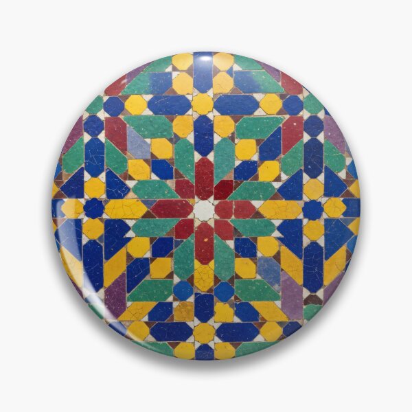 Item preview, Moroccan Geometric Tile Pattern designed and sold by Kaleidoscope Print.