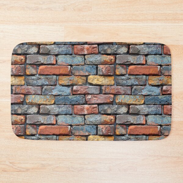 Item preview, Weathered Rustic Multi-Colored Brick Wall Texture designed and sold by NTGUILTY.