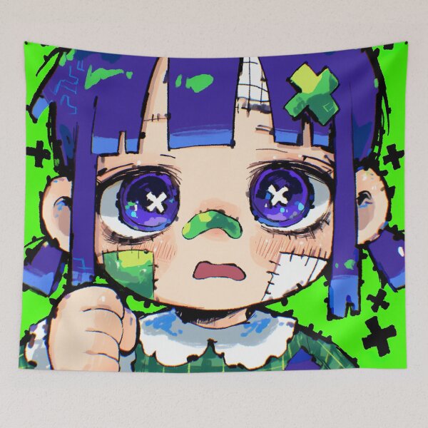 Item preview, Creepy Cute Glitchcore Chibi Doll Anime Girl designed and sold by bubblegoth.