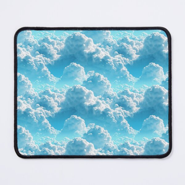 Item preview, Dreamy Soft White Clouds Blue Sky Pattern designed and sold by NTGUILTY.