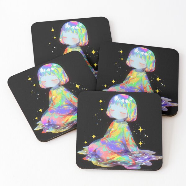 Item preview, Rainbow Tie Dye Space Girl designed and sold by bubblegoth.