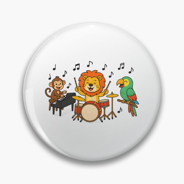 Item preview, school subject music A group of jungle animals in a music class, designed and sold by Uglyandcute.