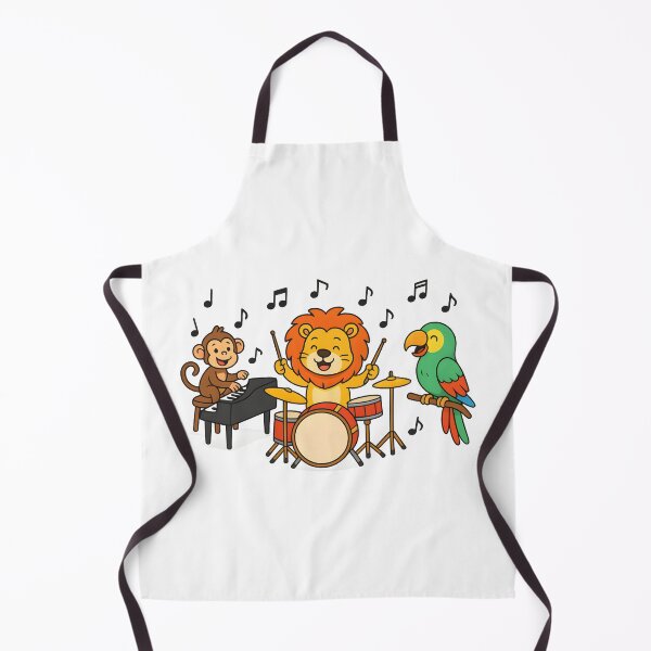 Item preview, school subject music A group of jungle animals in a music class, designed and sold by Uglyandcute.