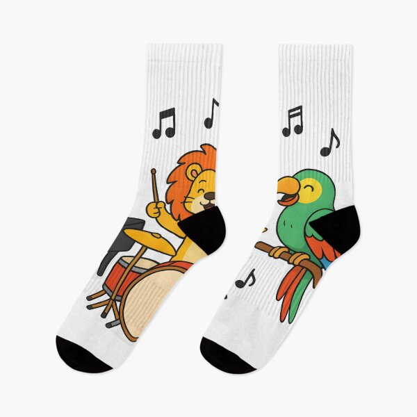 Item preview, school subject music A group of jungle animals in a music class, designed and sold by Uglyandcute.