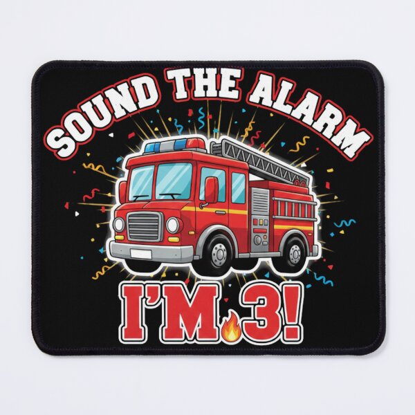 Item preview, Fire Truck 3rd Birthday – Toddler Firefighter Boy designed and sold by Alexis Art Collection.
