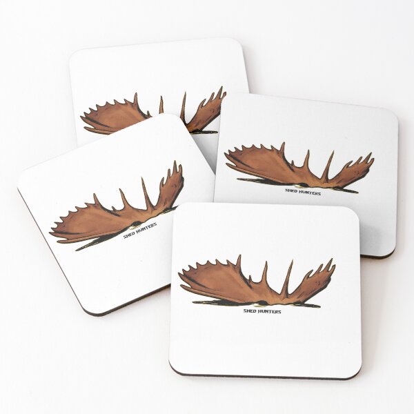 Item preview, Moose Shed antler snow logo  designed and sold by ShedHunters.