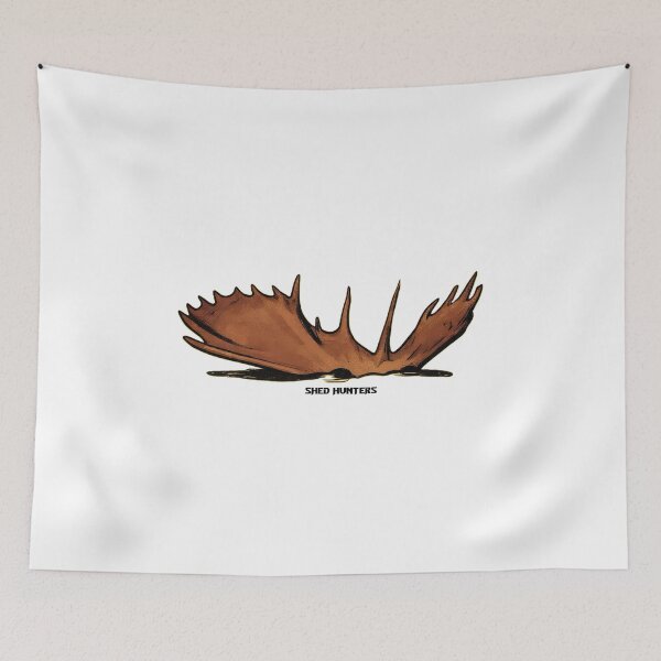 Item preview, Moose Shed antler snow logo  designed and sold by ShedHunters.