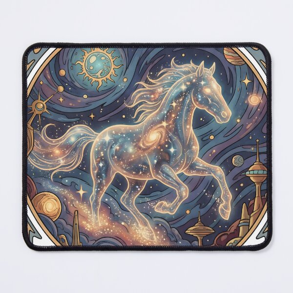 Item preview, MAJESTIC HORSE 3 - THE COSMIC STEED designed and sold by inkadventure.