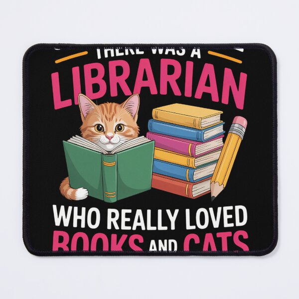 Item preview, Librarian Books And Cats Funny Pet Lovers Library Worker designed and sold by saresublete.
