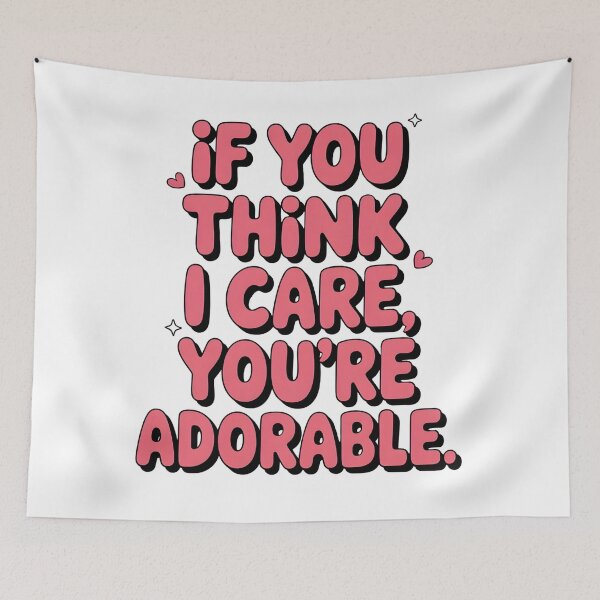 Item preview, If You Think I Care Sarcastic Saying designed and sold by Emotionville.