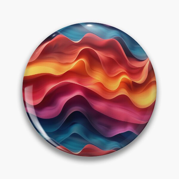 Item preview, Vibrant Liquid Gradient Fluid Wave Pattern designed and sold by NTGUILTY.