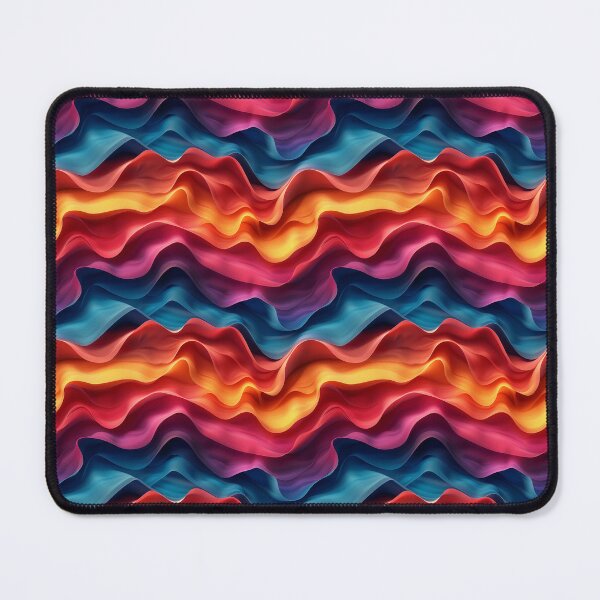 Item preview, Vibrant Liquid Gradient Fluid Wave Pattern designed and sold by NTGUILTY.
