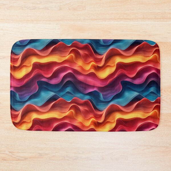 Item preview, Vibrant Liquid Gradient Fluid Wave Pattern designed and sold by NTGUILTY.