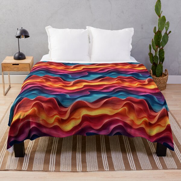 Item preview, Vibrant Liquid Gradient Fluid Wave Pattern designed and sold by NTGUILTY.