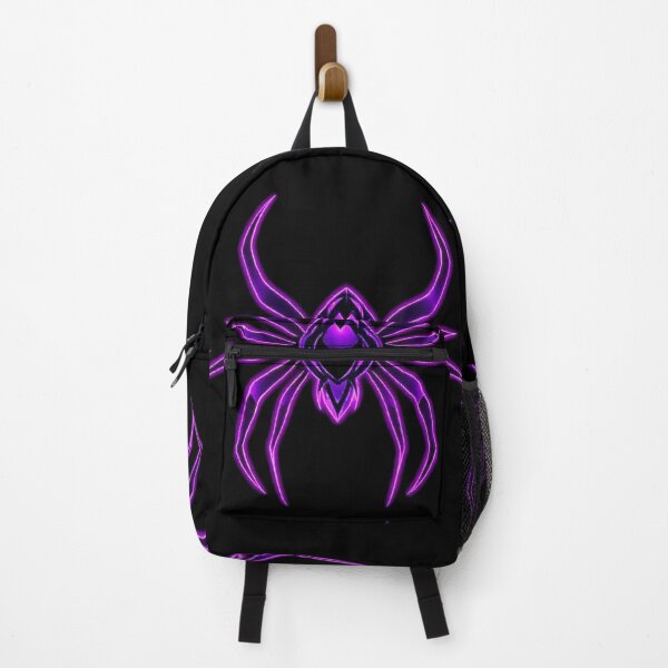 Item preview, Neon Purple Spider – Symmetrical Edgy Digital Art Design designed and sold by PixelVibe782.