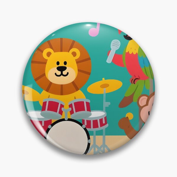 Item preview, school subject music A group of jungle animals in a music class, designed and sold by Uglyandcute.