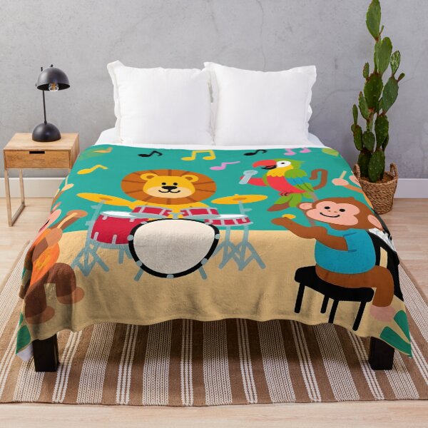 Item preview, school subject music A group of jungle animals in a music class, designed and sold by Uglyandcute.