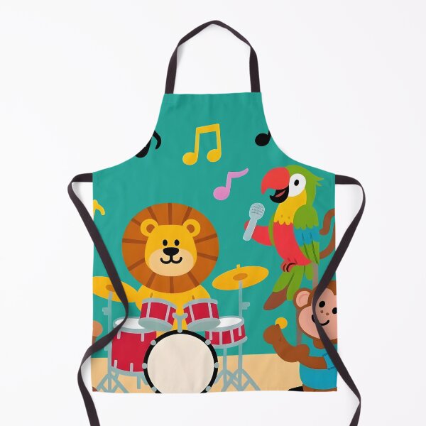 Item preview, school subject music A group of jungle animals in a music class, designed and sold by Uglyandcute.