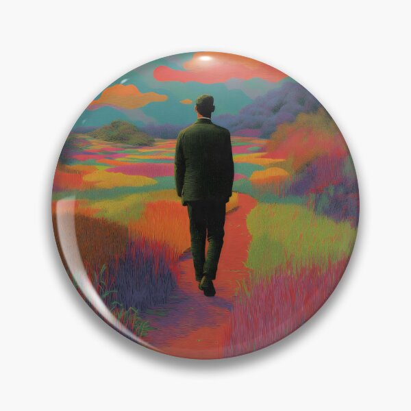 Item preview, Surreal Journey Dreamscape – Vibrant Neo Pop Art Landscape Wall Art Home Decor Gift designed and sold by Luminari Creations.