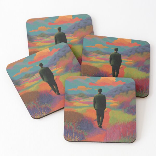 Item preview, Surreal Journey Dreamscape – Vibrant Neo Pop Art Landscape Wall Art Home Decor Gift designed and sold by Luminari Creations.