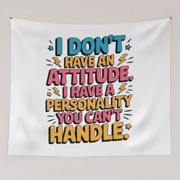 Item preview, Personality You Can’t Handle Quote designed and sold by Emotionville.