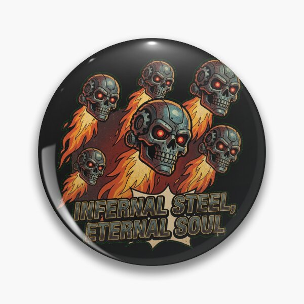 Item preview, Skulldark Machine Spirit: Purge Flame Servo-Skull Pop Art designed and sold by Thaivi Design.