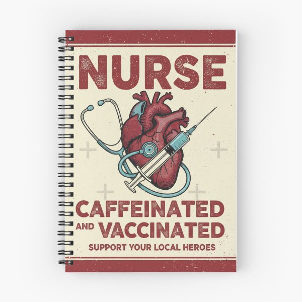Item preview, Nurse Life: Caffeinated and Vaccinated designed and sold by NonditStudio.