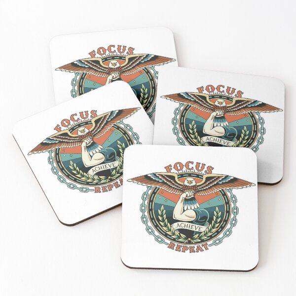 Item preview, Focus. Achieve. Repeat. designed and sold by Inked Intent.