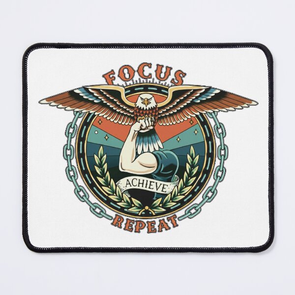 Item preview, Focus. Achieve. Repeat. designed and sold by Inked Intent.