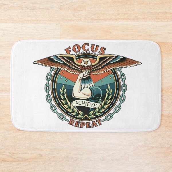 Item preview, Focus. Achieve. Repeat. designed and sold by Inked Intent.